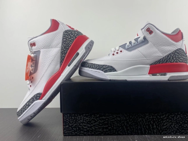 Cheap DN3707-160 Fire Jordan 3 OG Air Red 0805